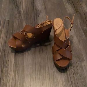 Brown heels